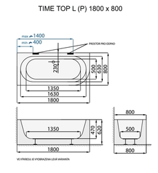 Vana TIME typ Top Santech 180x80