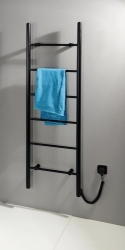 Karbo elektrický sušák 50x160cm černá mat 120W