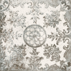 Ornamento Grigio 20x20 Maiolica Iris Ceramica