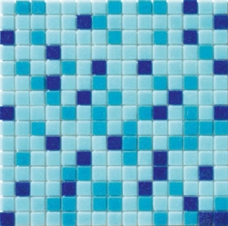 Aqua Azzurro S Mix 2x2 mozaika