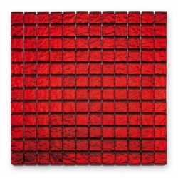 Mozaika červená 29,8x29,8 Bärwolf