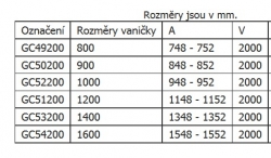 Sprchová zástěna Scandic 400 - otevřený srpchový kout Riho 