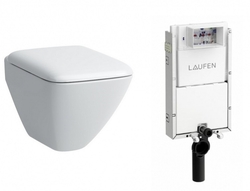 Laufen Palace WC závěsné Compact včetně sedátka softclose + modul na zazdění